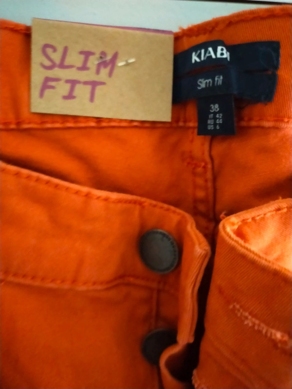 Slim fit orange Kiabi 5