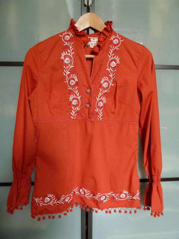 Preciosa camisa de Flamenco 1