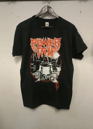 Powertrip camiseta M música trash metal, merk: Fruit of the Loom, staat: Nieuw zonder prijskaartje, maat: M, € 17,00, € 18,55 inclusief Kopersbescherming