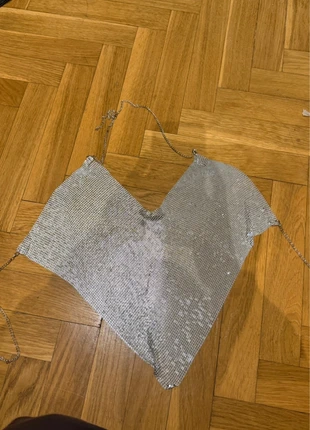 Top de strass, marque: Strass, état: Neuf sans étiquette, taille: S / 36 / 8, 5,00 €, 5,95 € Protection acheteurs incluse