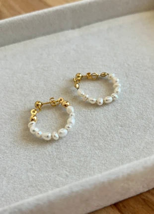 Orecchini Perle Round, marque: MAISONAQUA, état: Neuf avec étiquette, 20,00 €, 21,70 € Protection acheteurs incluse