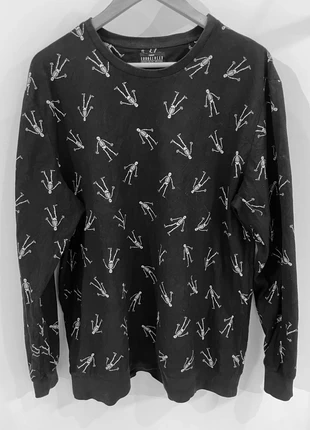 Crewneck nightwear Skeleton Black Mens XL, marca: Next, estado: Muy bueno, tamaño: XL, 15,00 €, 16,45 € Protección al comprador incluida