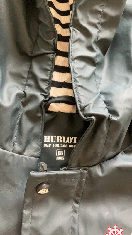 Hublot regenjas discount