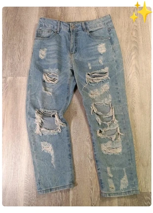 Denim Jean 7/8 women large Pink Factory Y2k - small, marke: Vintage Dressing, zustand: Sehr gut, größe: S / 36 / 8, 6,00 €, 7,00 € inklusive Vinted-Käuferschutz