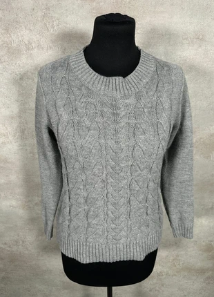 Pull Maille Torsadée Cable Knit Vintage Vintage gris clair motif en relief taille M, marca: Vintage Dressing, estado: Muy bueno, tamaño: M / 38 / 10, 15,00 €, 16,45 € Protección al comprador Pro incluida