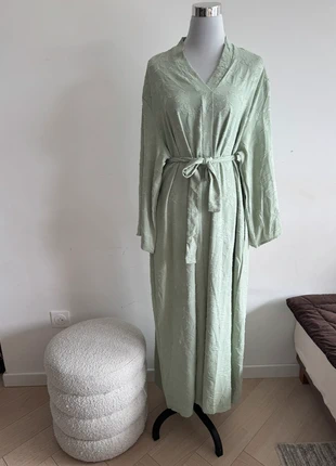 Magnifique robe kimono brodée avec poches – T48 fluide et chic, brand: Boutique Italiana, condition: Very good, size: 4XL / 48 / 20, €25.50, €27.48 includes Buyer Protection