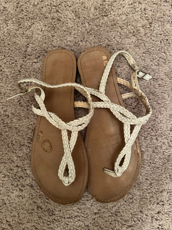 White sandals 1