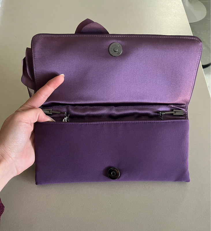 Pochette viola elegante clearance