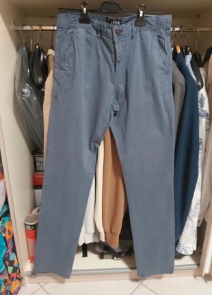 Pantaloni Chino da uomo Blu chiaro Slim Fit Coveri Collection - Taglia 48 - 95% cotone, marca: Coveri Collection, estado: Muy bueno, tamaño: W38 | ES 48, 5,99 €, 6,99 € Protección al comprador incluida