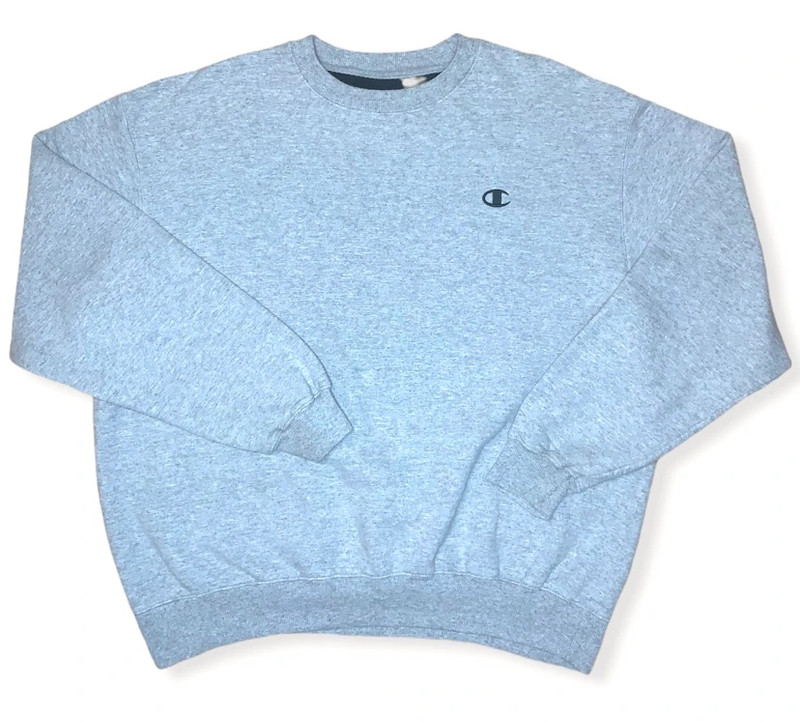 Light blue clearance champion crewneck