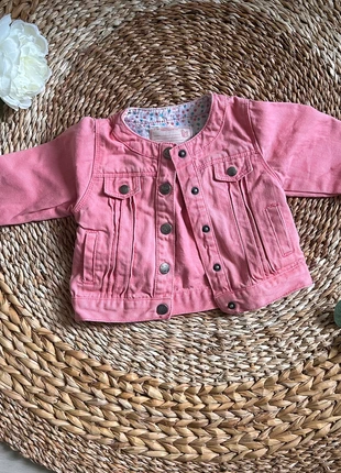 Veste en jean rose bébé fille – Tape à l’Œil – 9 mois (71 cm), merk: Tape à l'œil, staat: Heel goed, maat: 9-12 maanden / 74 cm, € 2,00, € 2,80 inclusief Kopersbescherming