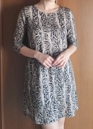 Vestido Estampado Serpiente Animal Print Talla Única - Chic y Trendy, merk: Local, staat: Heel goed, maat: Universele maat, € 8,50, € 9,63 inclusief Kopersbescherming