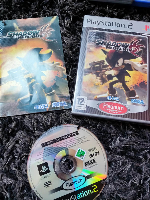 Shadow The Hedgehog Playstation 2 PS2 Platinum 