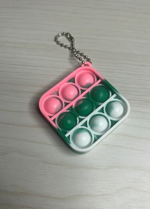 New and never used Multi-colored Squared Fidget Keychain, brand: fidget toy, condition: Very good, size: One size, £1.00, £1.38 includes Buyer Protection