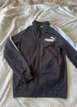 Black Puma Zip-Up Sports Jacket (can fit adults), brand: Puma, condition: Very good, size: 14 years / 164 cm, £6.00, £6.78 includes Buyer Protection