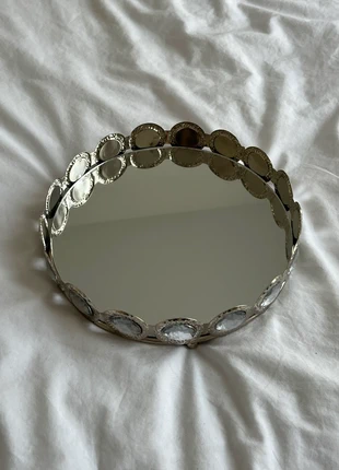 Plateau décoration strass vintage argenté, brand: Vintage Dressing, condition: Very good, €5.00, €5.95 includes Buyer Protection