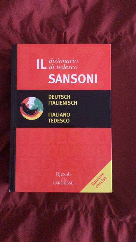 Dizionario tedesco-italiano, italiano-tedesco