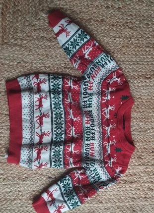 Pullover 🎄, brand: Next, condizioni: Ottime, taglia: 9-12 mesi / 74 cm, €5.00, €5.95 include la Protezione acquisti