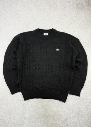 Pull en laine Lacoste vintage 80s 90S y2k noir - taille 3 - taille M, marca: Lacoste, estado: Muy bueno, tamaño: M, 54,00 €, 57,40 € Protección al comprador incluida