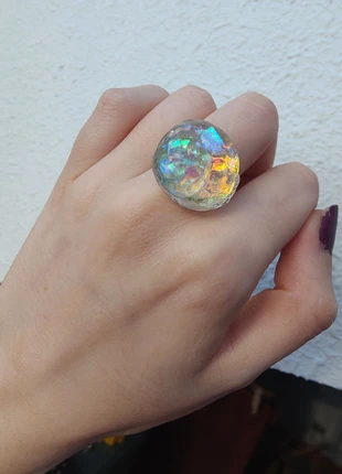 Anillo caracola holografica, marque: MERMAID, état: Neuf sans étiquette, taille: Ajustable, 5,00 €, 5,95 € Protection acheteurs incluse