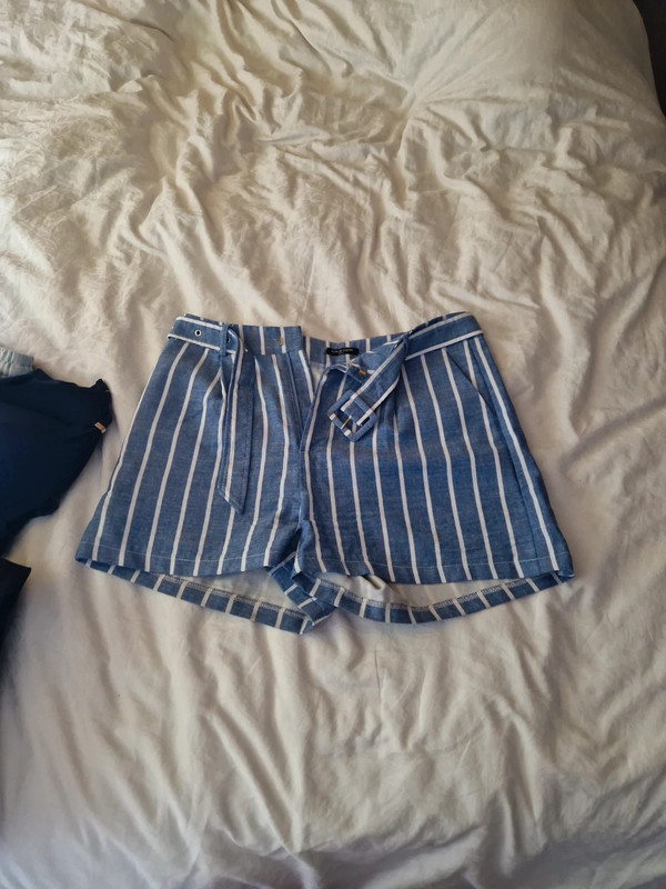 Blue and White shorts 1