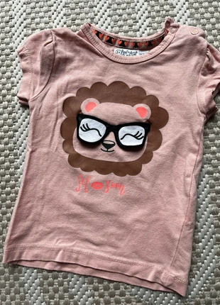 T-shirt mit Löwe und Sonnenbrille Gr.74, brand: Dirkje, condizioni: Buone, taglia: 9-12 mesi / 74 cm, €1.50, €2.28 include la Protezione acquisti