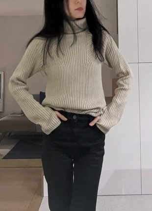 Lemaire for Uniqlo 3D Knit Merino Blend Turtleneck Jumper, brand: Lemaire, condizioni: Ottime, taglia: S / IT 40 / EU 36, €27.90, €30.00 include la Protezione acquisti