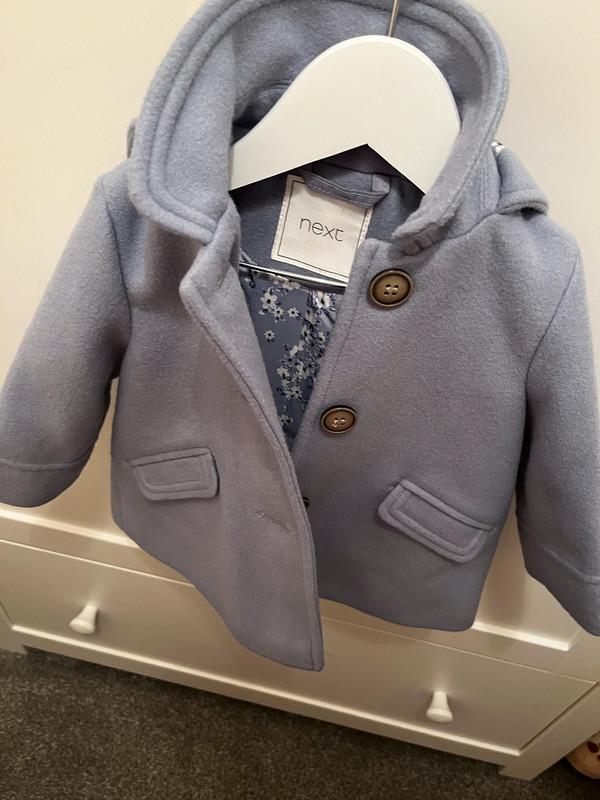 Girls blue sale duffle coat