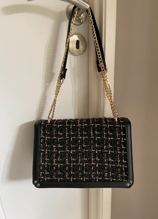 Sac porté épaule noir tweed, brand: Pimkie, condizioni: Nuovo senza cartellino, €15.00, €16.45 include la Protezione acquisti