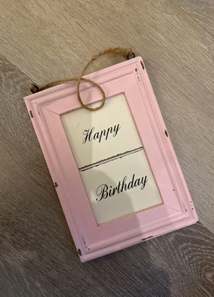 riviera maison lijstje happy birthday, merk: Rivièra Maison, staat: Heel goed, € 5,00, € 5,95 inclusief Kopersbescherming