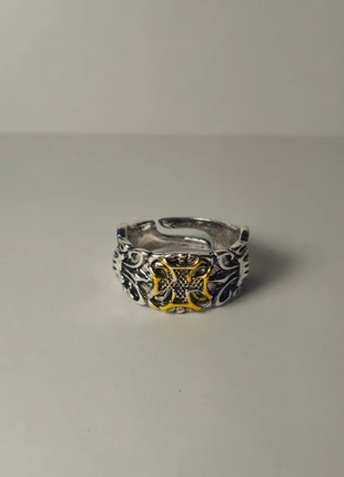 Bague en acier inoxydable, marque: CHROME, état: Neuf sans étiquette, taille: Ajustable, 5,99 €, 6,99 € Protection acheteurs incluse