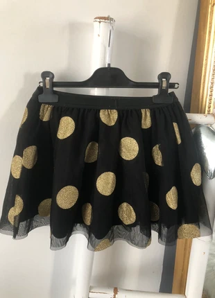 🌺 Jupe fête paillette - noir et doré fille, brand: Orchestra, condition: Very good, size: 6 years / 116 cm, €3.00, €3.85 includes Buyer Protection