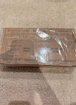 Ration militaire française sans porc – menu n°2, marque: Armée de Terre, état: Neuf avec étiquette, 10,00 €, 11,20 € Protection acheteurs incluse