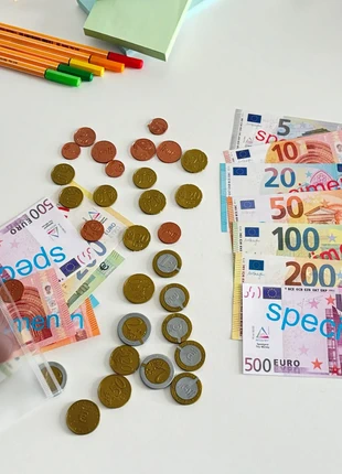 Monnaie: Jouer , Apprendre et Enseigner ( petit format), merk: Replastic, staat: Heel goed, maat: 8 jaar / 128 cm, € 12,50, € 13,83 inclusief Kopersbescherming Pro