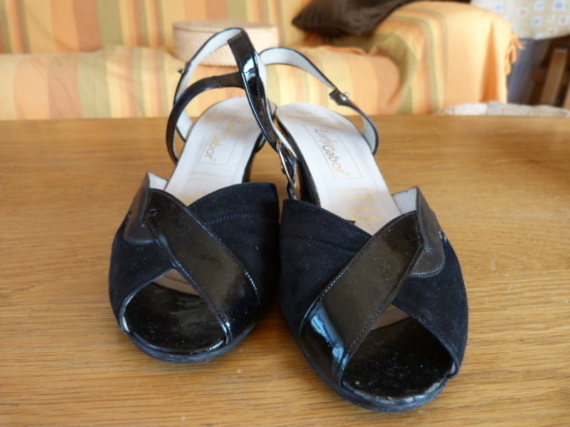 Très belle chaussures chic noires P36 lady gabor 1