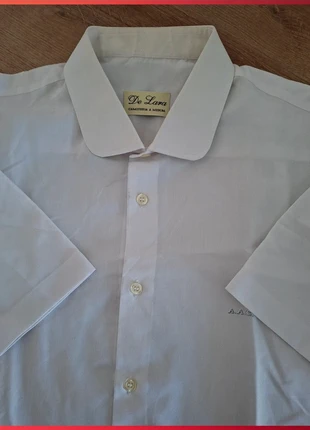 Camisa hombre lisa de color blanco 🕺 😎, marque: De Lara, état: Très bon état, taille: Taille unique, 15,00 €, 16,45 € Protection acheteurs incluse