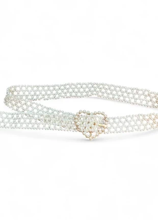 Vintage Pearl Belt with Gold Buckle Detail, brand: Vintage Dressing, condition: Very good, size: Adjustable, £9.99, £11.19 includes Buyer Protection