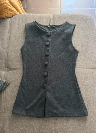 Haut gilet sans manches, marque: Zara, état: Neuf sans étiquette, taille: M / 38 / 10, 15,00 €, 16,45 € Protection acheteurs incluse