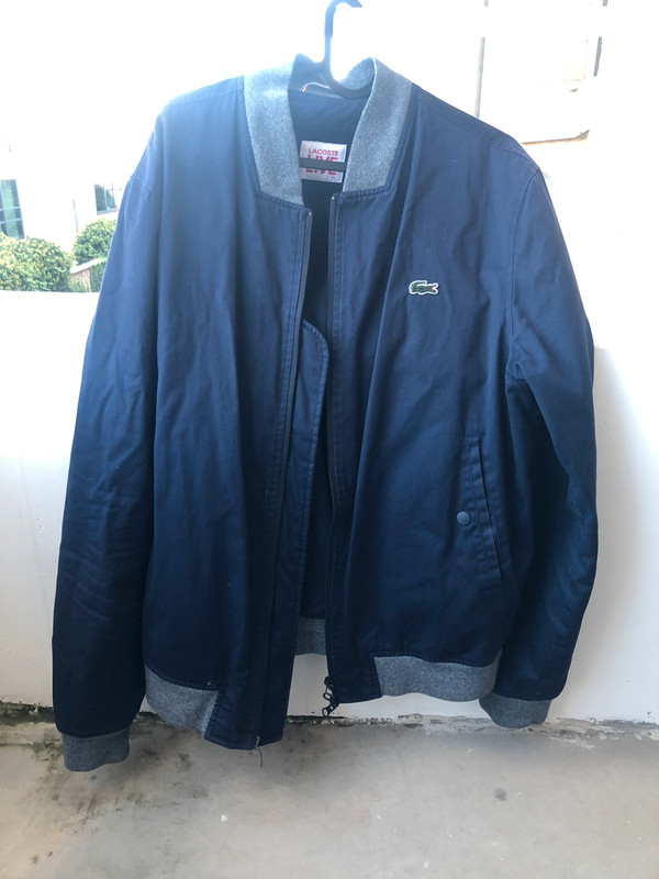 Veste bleu gris Lacoste Live Vinted