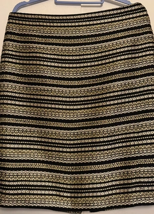 Talbots tweed pencil skirt in a black and gold metallic stripe pattern UK12, brand: Talbots, condition: Very good, size: Other, £12.00, £13.30 includes Buyer Protection