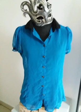 Chemisier en voile classe et sexy, marke: Laetitia Star, zustand: Sehr gut, größe: M / 38 / 10, 5,00 €, 5,95 € inklusive Vinted-Käuferschutz