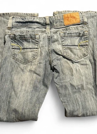 Light washed Lowrise bootcut American Eagle jeans, brand: American Eagle, condition: Very good, size: 4 / S, $15.00, $16.45 includes Buyer Protection