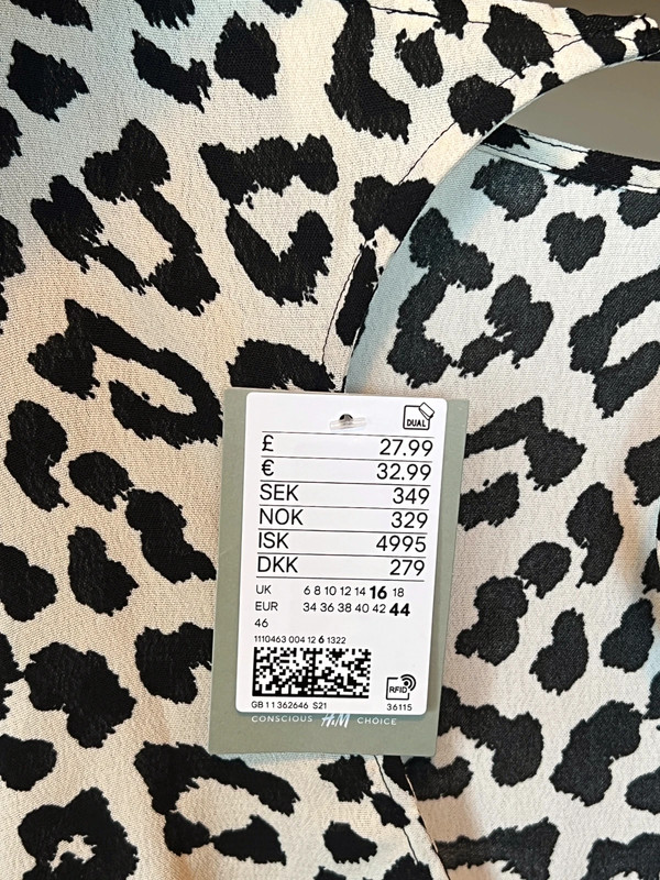 H and hotsell m leopard print