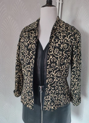 Cardigan chic noir et or femme Julie Guerlande taille 40 comme neuve, merk: Julie Guerlande, staat: Heel goed, maat: L / 40 / 12, € 16,00, € 17,50 inclusief Kopersbescherming