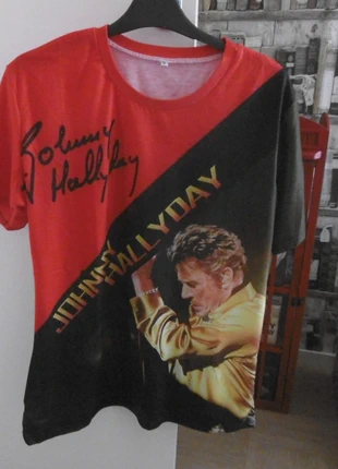 tee shirts Johnny Hallyday, condition: New without tags, size: XL, €20.00, €21.70 includes Buyer Protection