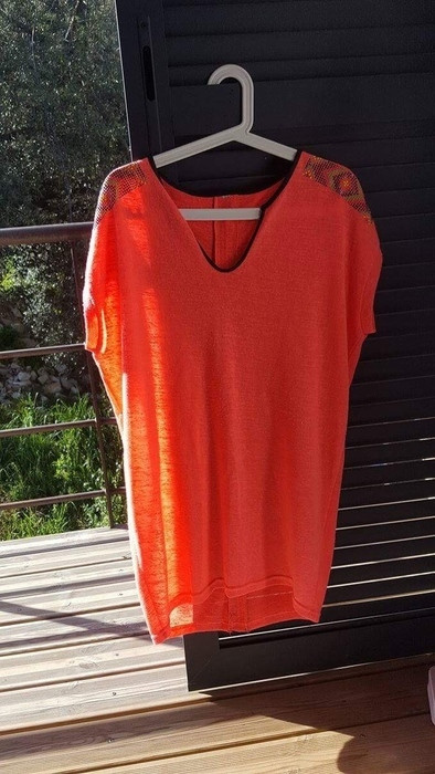 Robe rose fluo Taille M 1