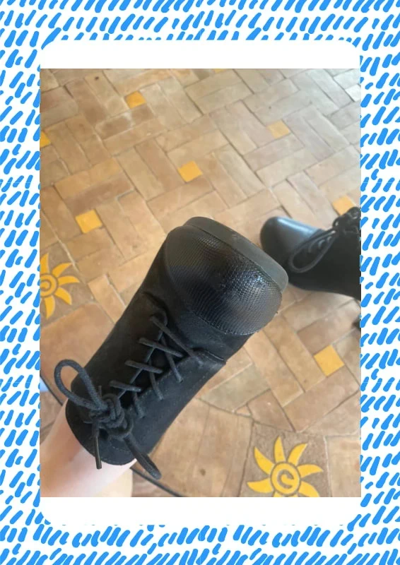 Bottines à talons noir MyB chaussea 39 40 - photo numéro 3