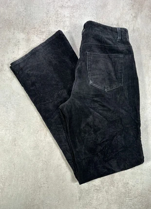Pantalon Vintage En Velours Côtelé / Corduroy Reitmans noir texturé ample taille 7, marque: Vintage Dressing, état: Très bon état, taille: M / 38 / 10, 15,00 €, 16,45 € Protection acheteurs (Pro) incluse