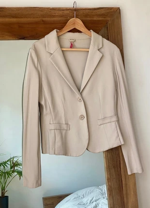 Beige blazer, marca: Imperial, estado: Muito bom, tamanho: M / 38 / 10, €3.00, €3.85 inclui Proteção do Comprador
