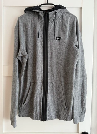Gilet Nike zippé à capuche gris noir taille S long, marca: Nike, estado: Novo sem etiquetas, tamanho: S, €24.00, €25.90 inclui Proteção do Comprador